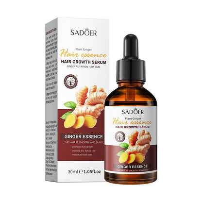 Stimulateur de cuir chevelu au gingembre | Sérum pour la pousse des cheveux 