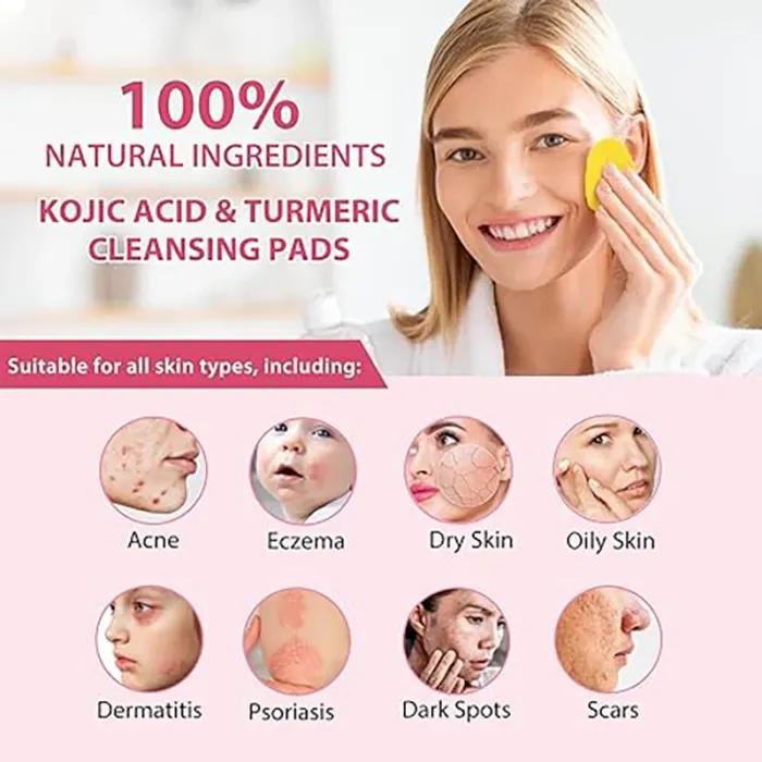 Turmeric Cleansing Pads Facial Cleansing Skincare