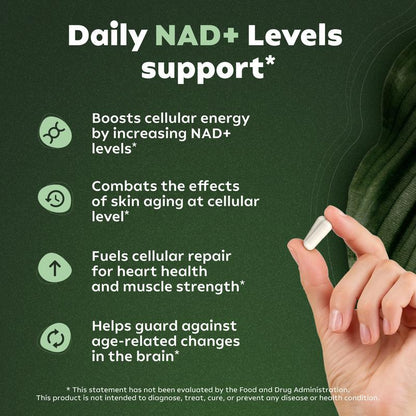 NR900-NAD+Supplement for Skin Aging Support, Energy, andFocus-80 Count- Vitamin & WellnessSupplements Dietary