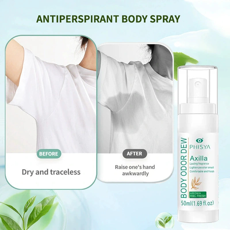 Antiperspirant and deodorant spray